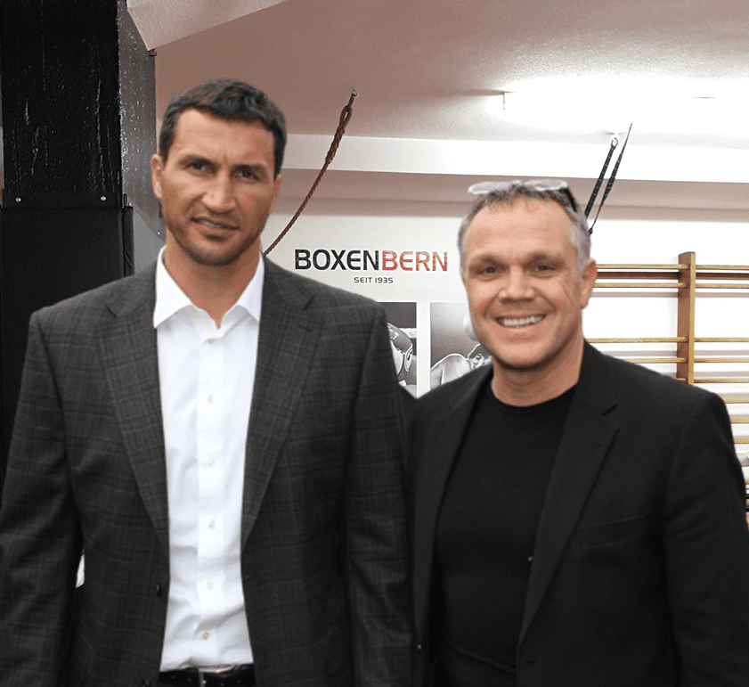 Wladimir Klitschko und René Schmid